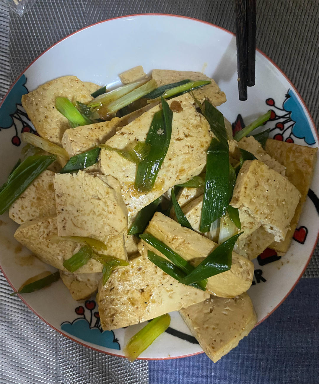 大葱烧豆腐
