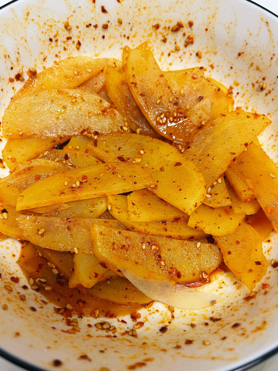 iinumee做的兰州风味麻辣土豆片又名通渭路土豆片马三洋芋片