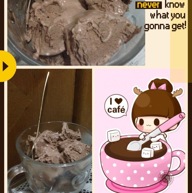 不用搅拌就可以香滑的冰淇淋