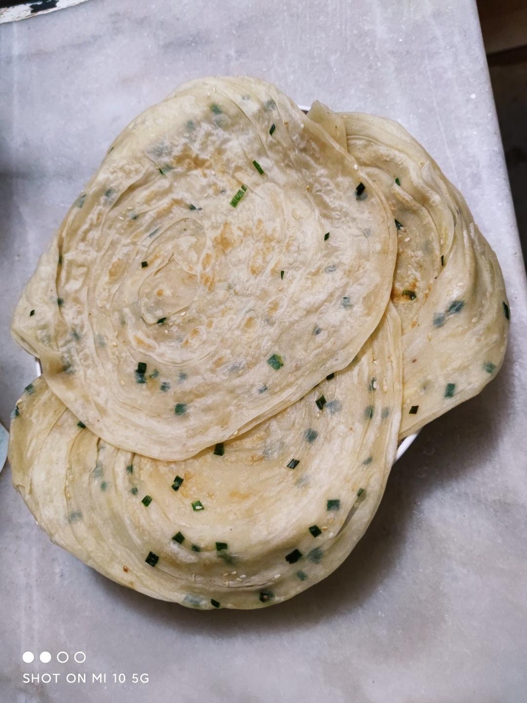 葱香四溢手抓饼