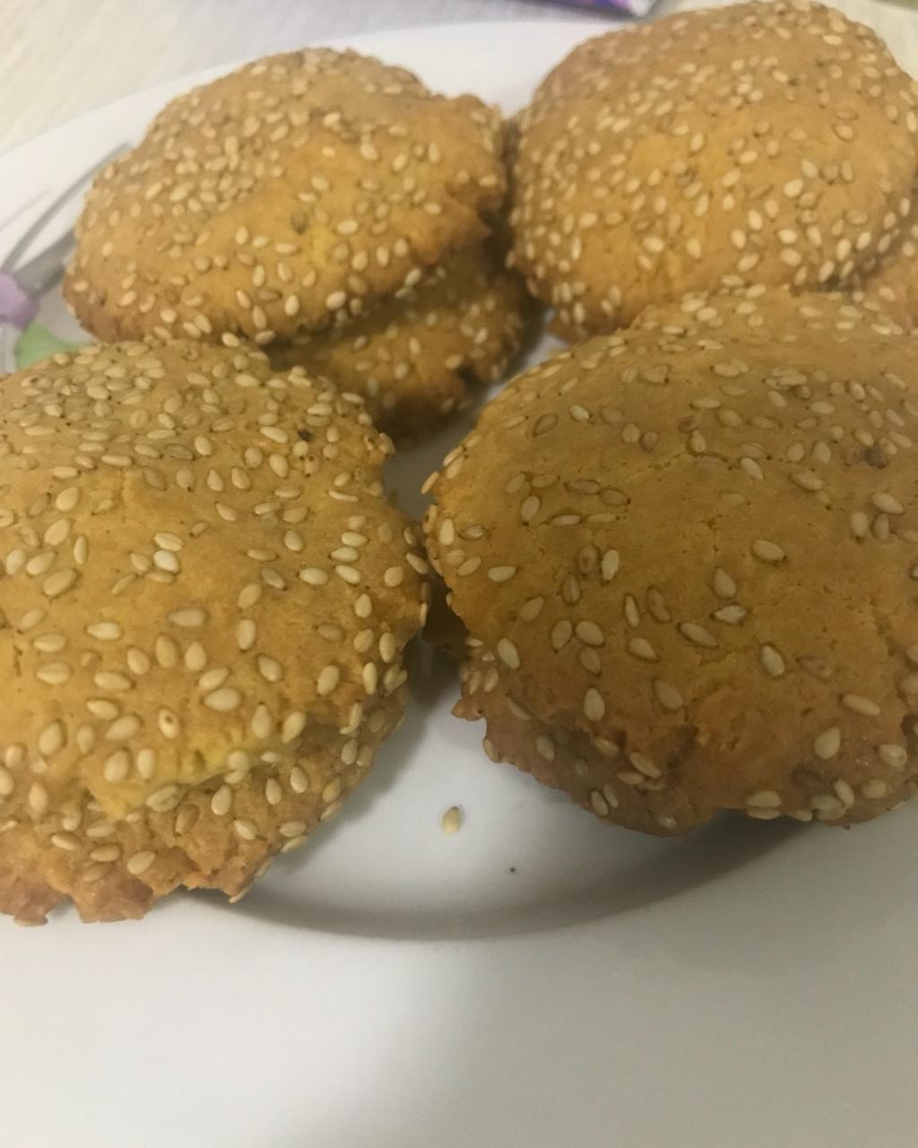 蛋黄芝麻酥，补钙小零嘴