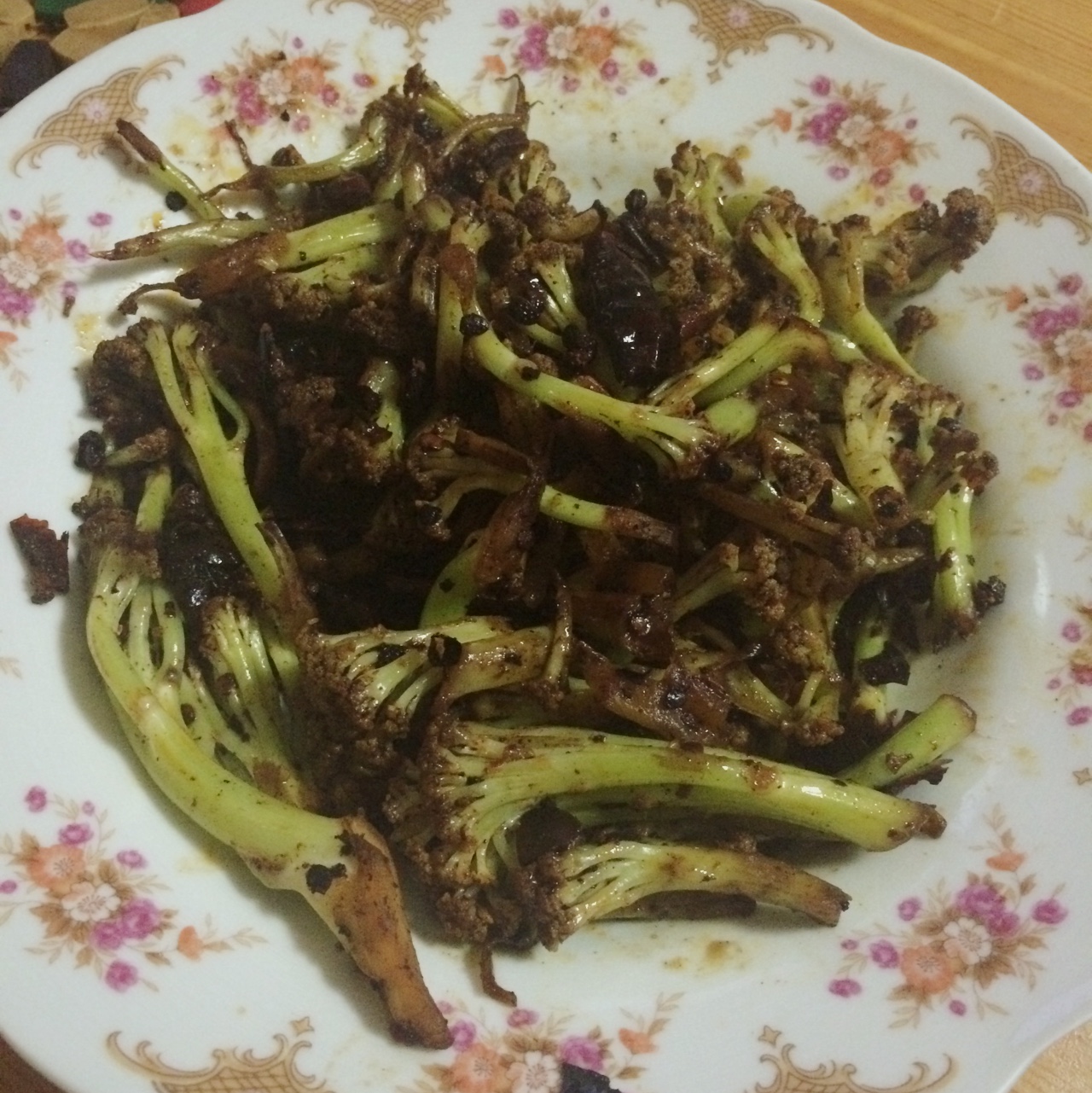 很“浪费”米饭的家常菜之一-------干锅菜花