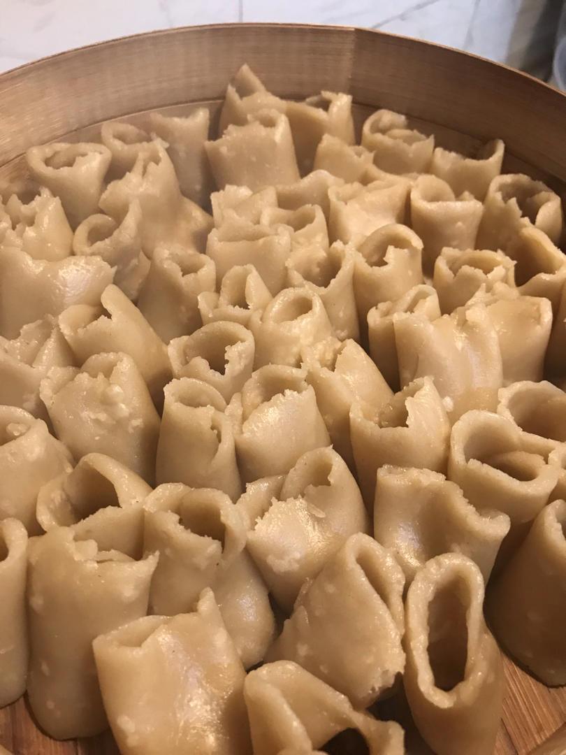 第一次做莜面栲栳老，老公居然说比西贝的还好吃！