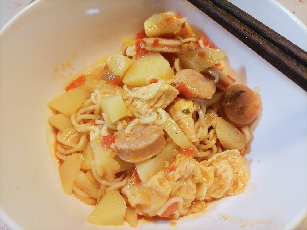番茄土豆泡面