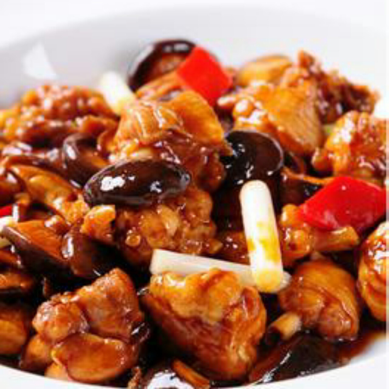 蘑菇滑鸡（香菇滑鸡）