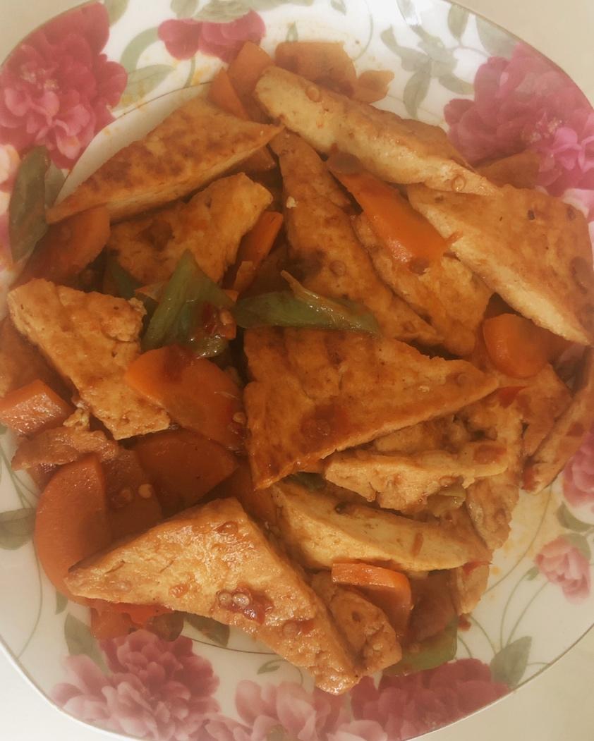 家常豆腐(彩椒版)