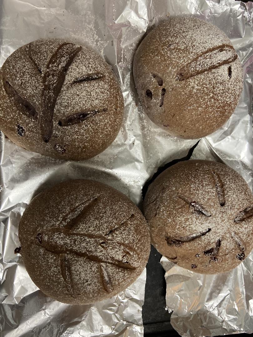 蔓越莓黑米面包(面包机款)