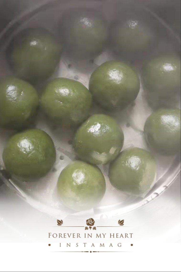 春日的艾草青团