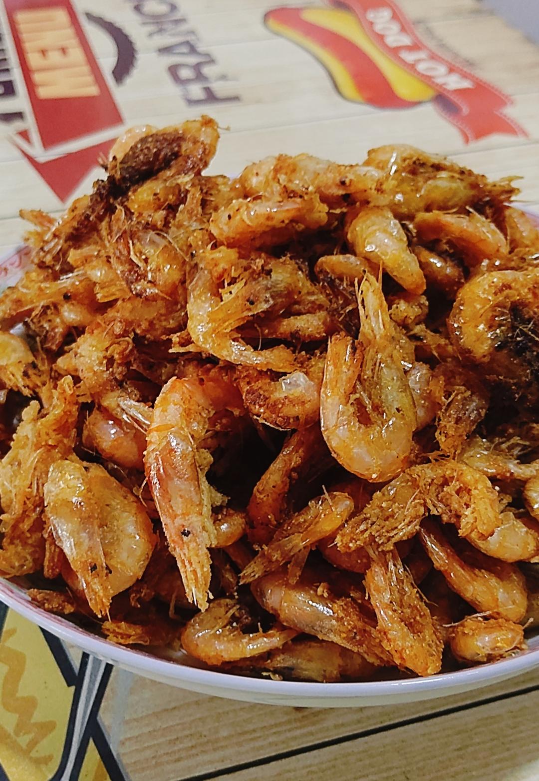 炸小虾这么做孩子抢着吃（超级无敌酥脆）