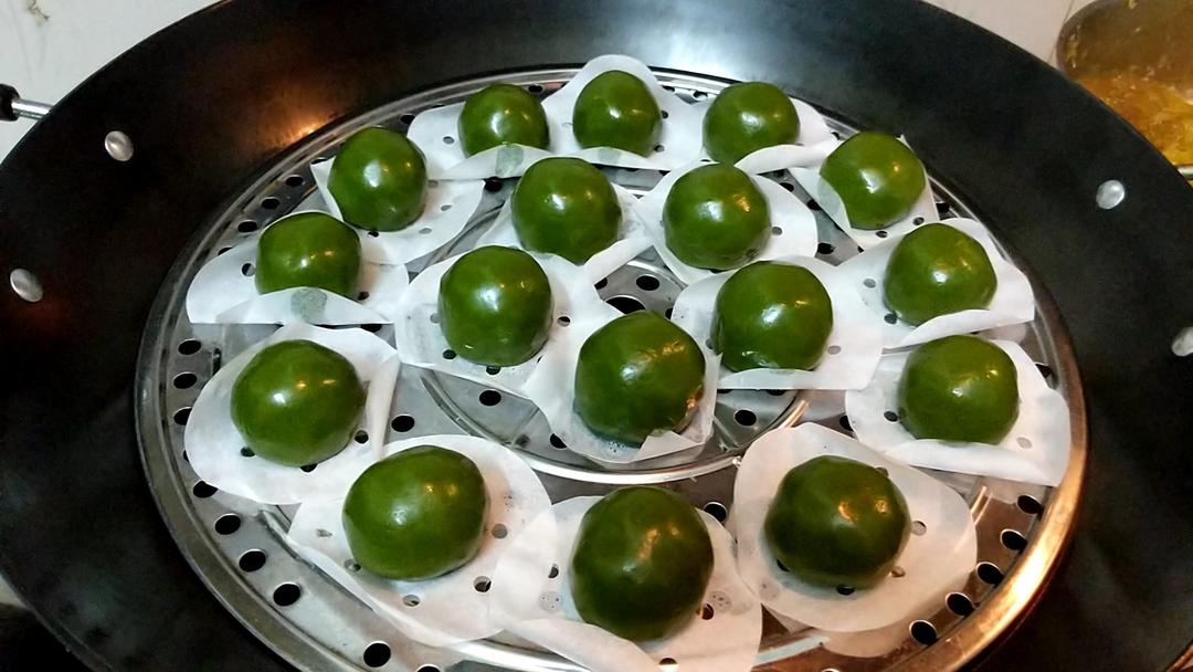 青团 | 咸蛋黄肉松馅