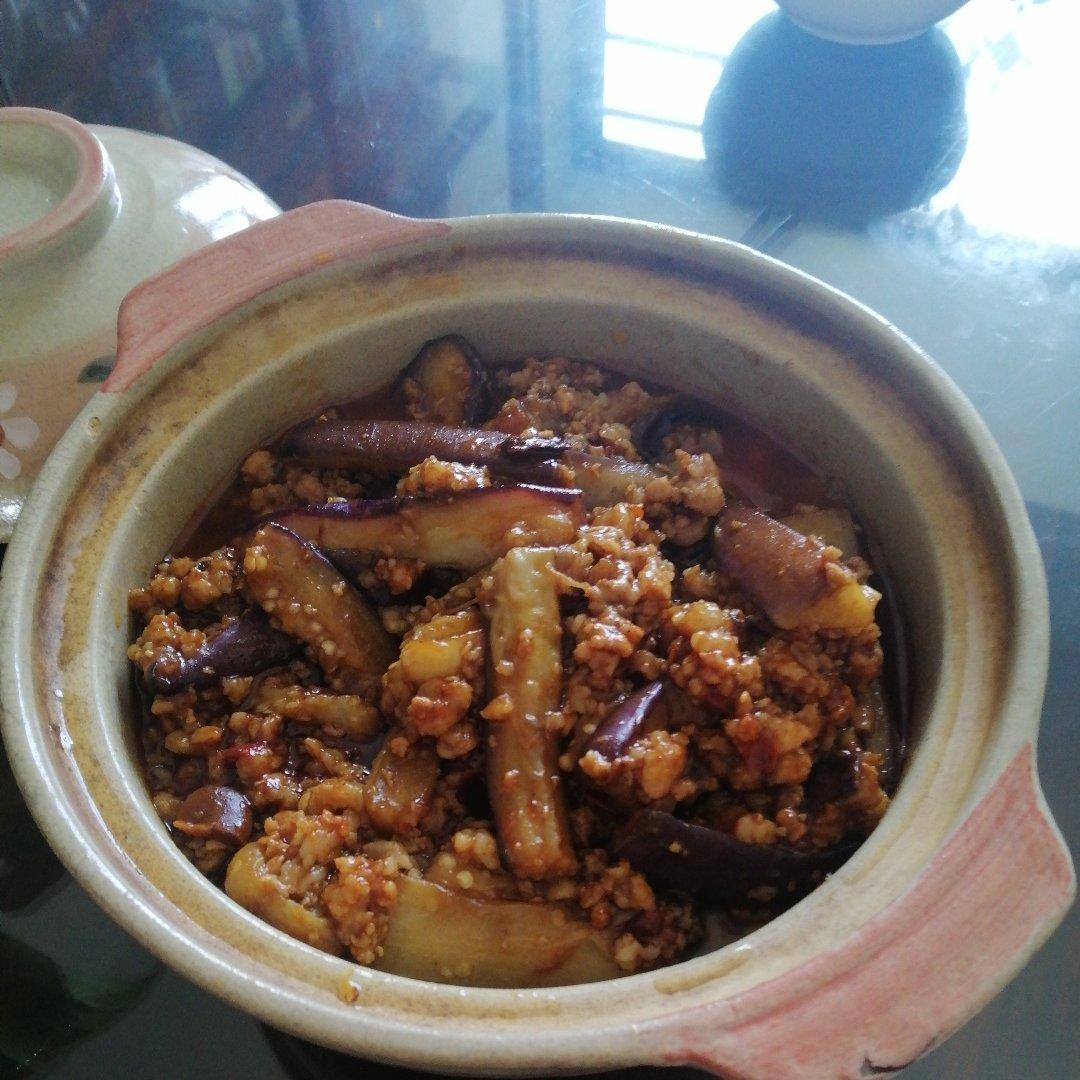 红烧肉沫茄子