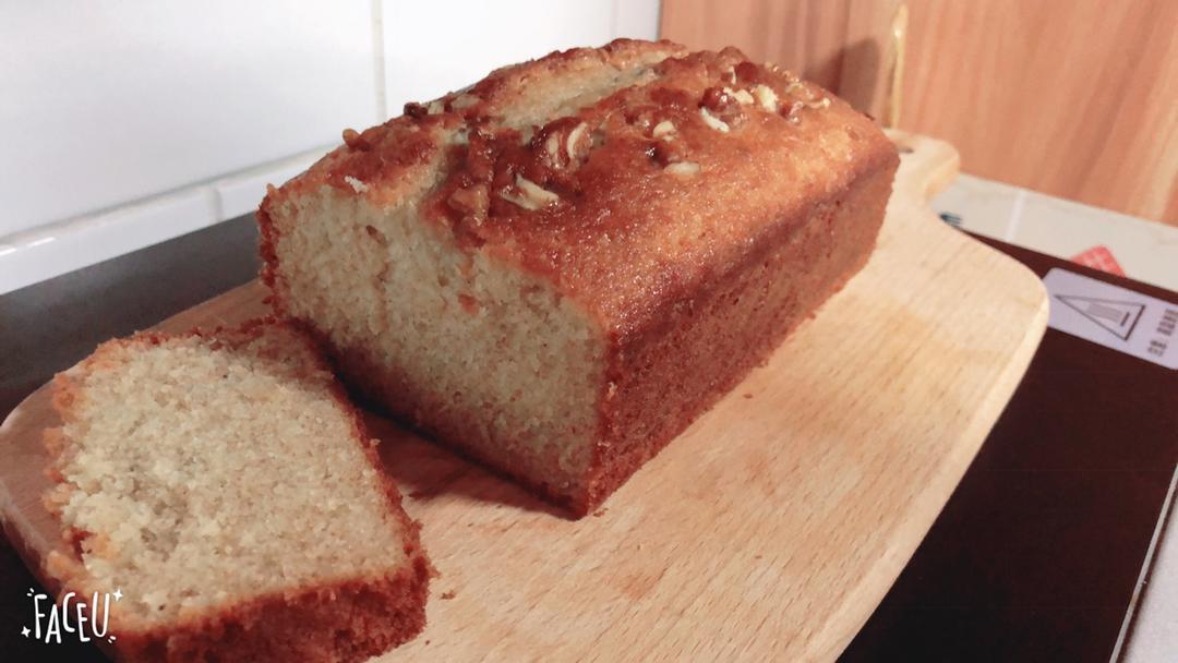香蕉核桃磅蛋糕 Banana & Walnut Pound Cake