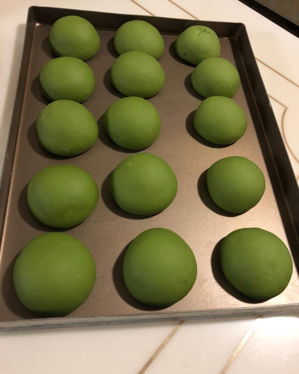 抹茶蜜豆乳酪软欧