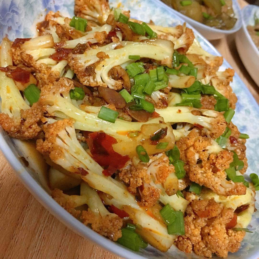 很“浪费”米饭的家常菜之一-------干锅菜花