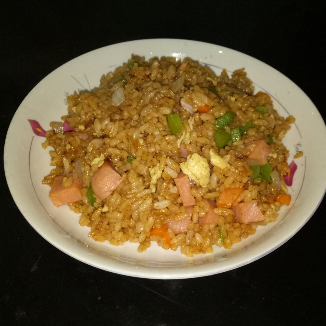 酱油素炒饭