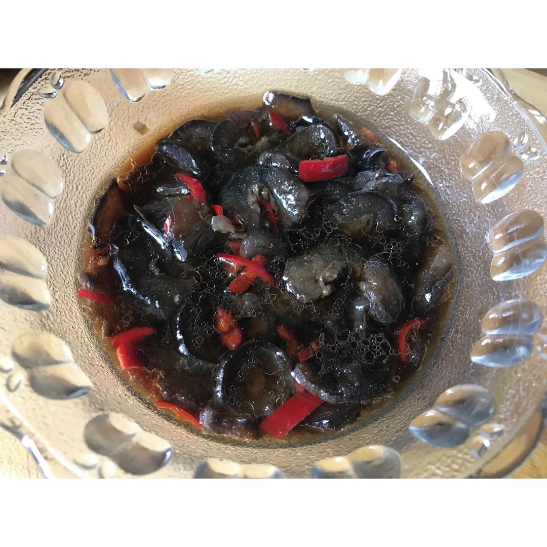 芥末拌海参