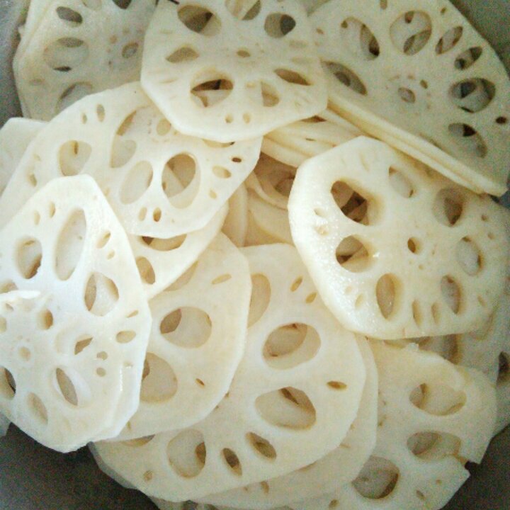 清炒藕片