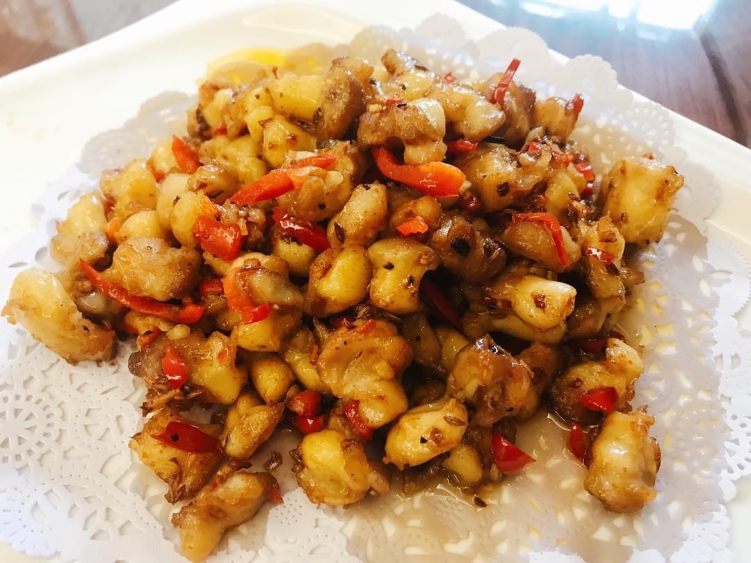 孜然鸡脆骨的做法