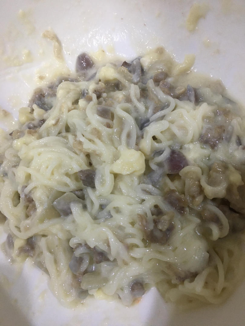 必胜客同款芝士培根意大利面