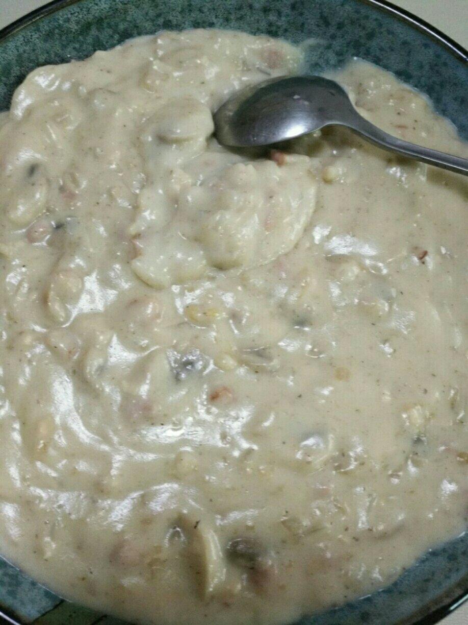 奶油鸡茸蘑菇汤（必胜客同款）