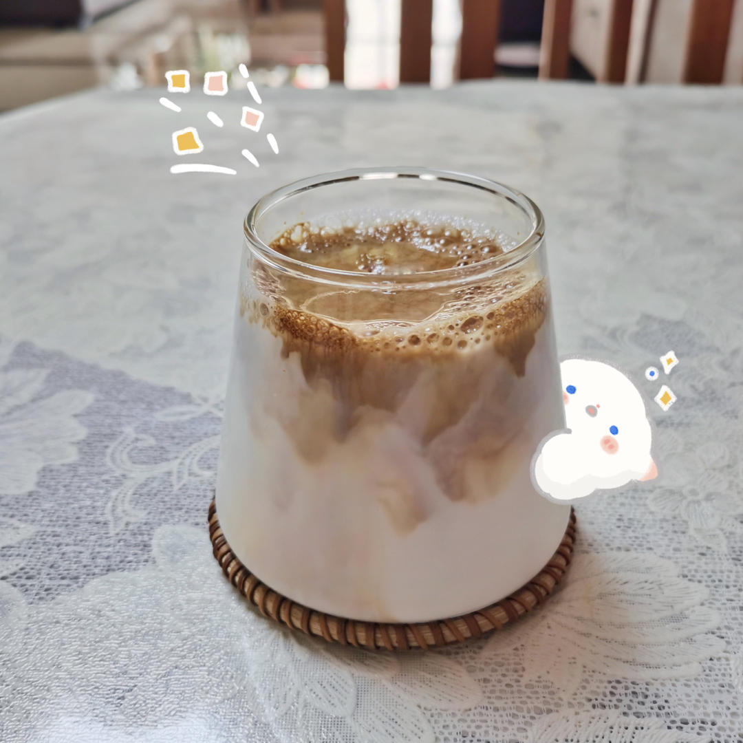 【冠军的咖啡配方】之超简单的“Dirty coffee脏脏咖啡”