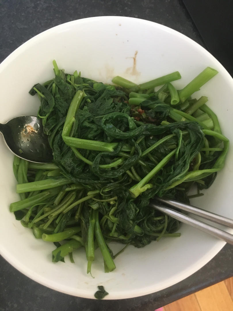 白灼油麦菜