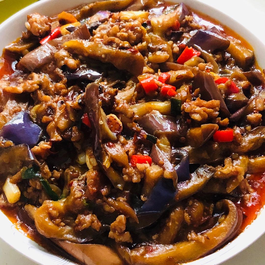 开胃下饭菜！巨简单的家常鱼香茄子煲