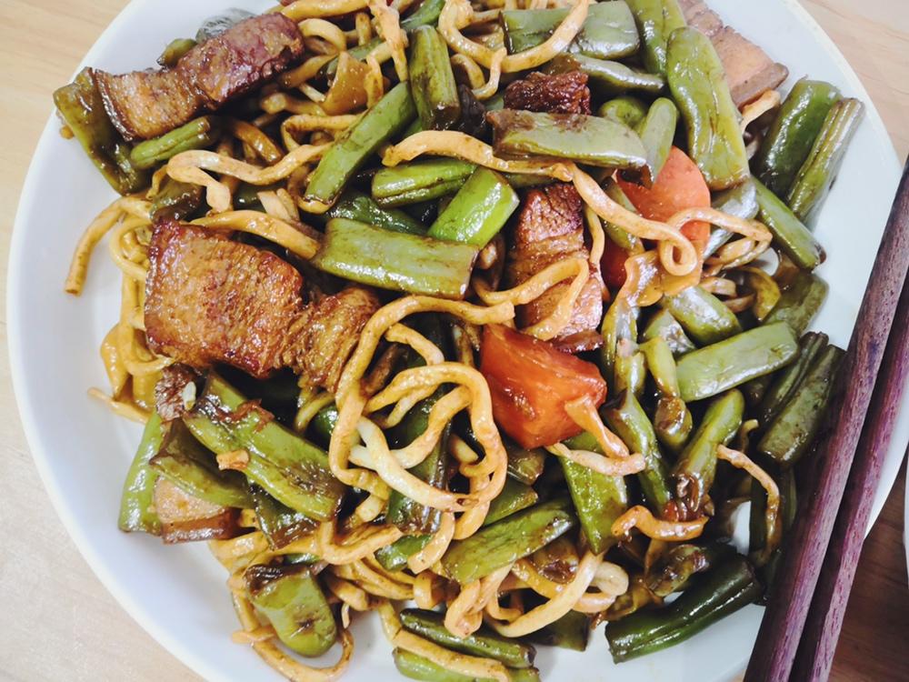 豆角焖面