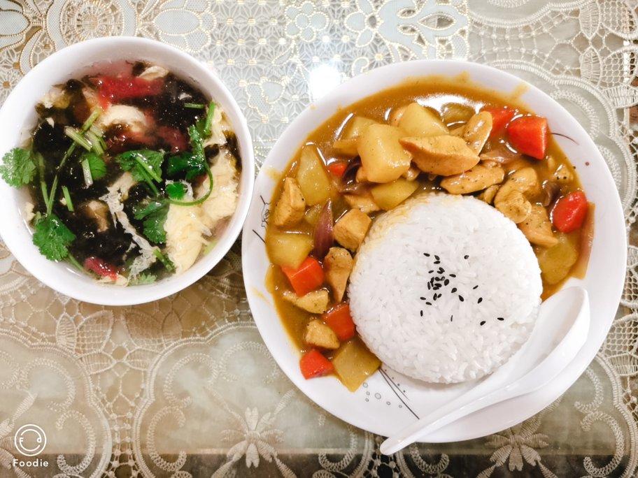 咖喱鸡肉饭