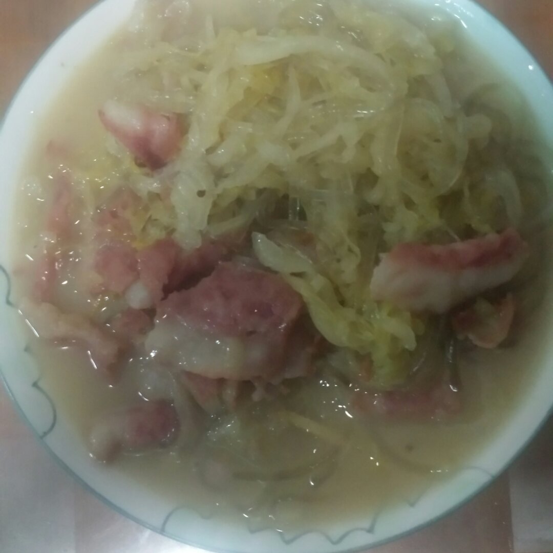 酸菜白肉炖粉条