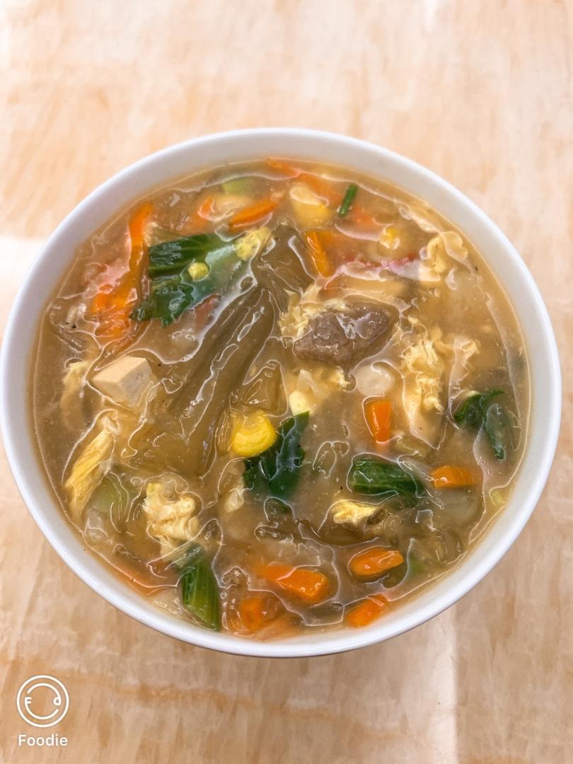简单早餐-疙瘩汤