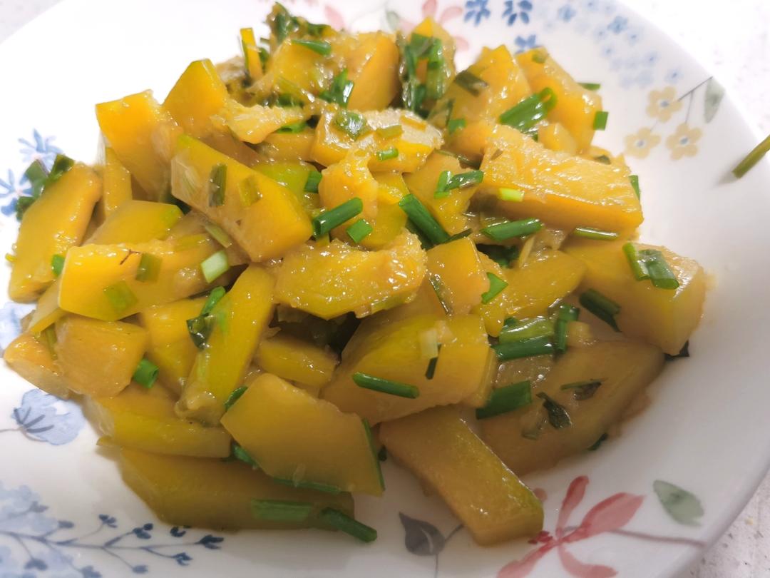 葱油南瓜（快手菜）