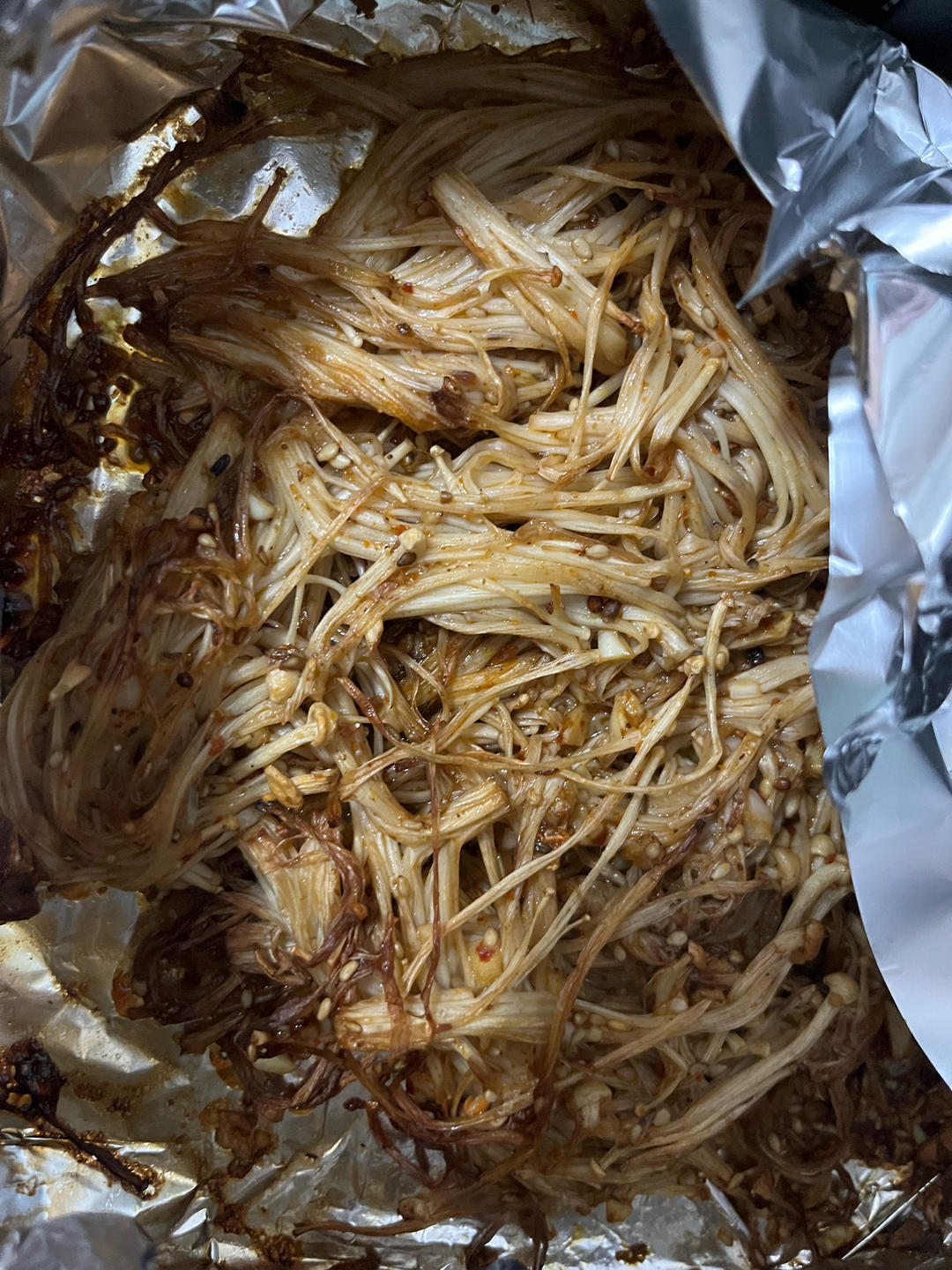 ㊙️制酱料❗️巨好吃烤金针菇！