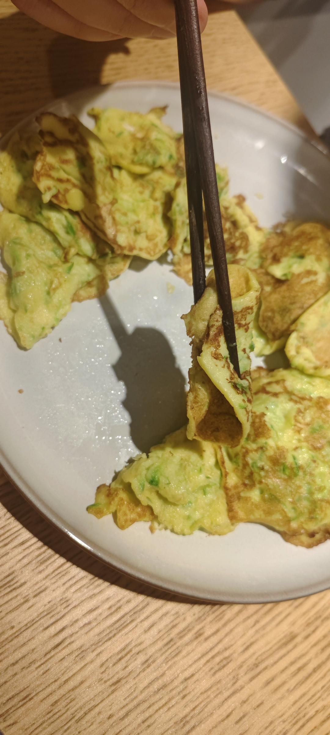 懒人快手早餐-嫩南瓜丝饼