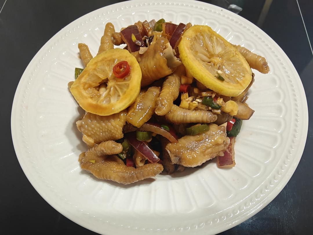 【柠檬酸辣鸡爪】自制超级无敌美味的网红鸡爪