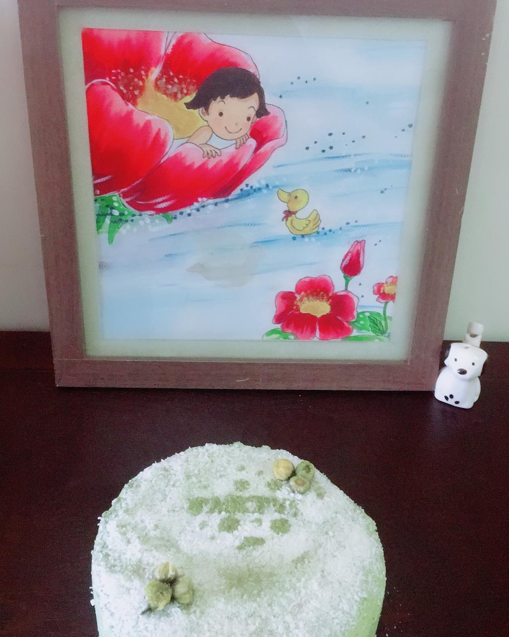 酸奶抹茶冻芝士蛋糕