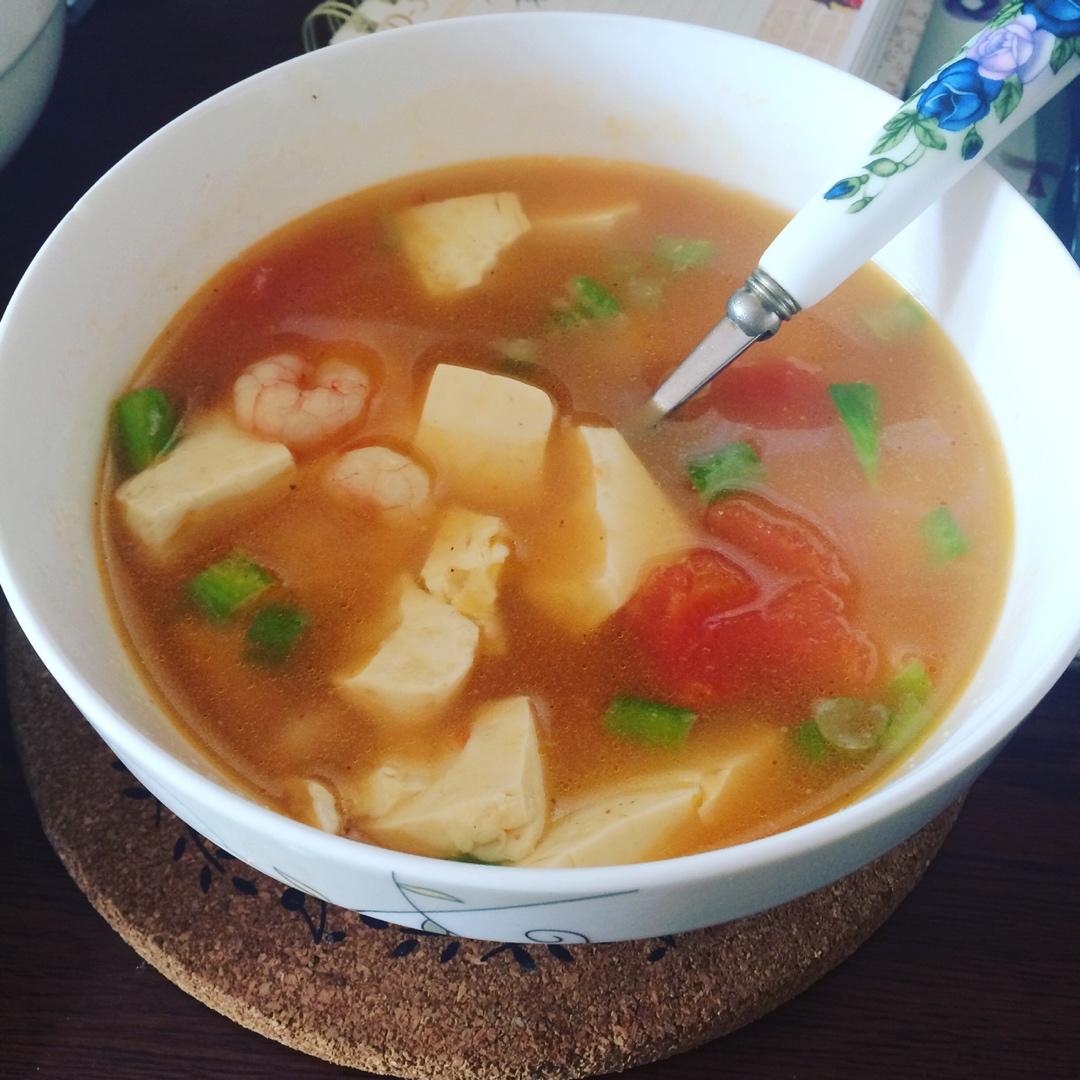 三鲜豆腐汤！
