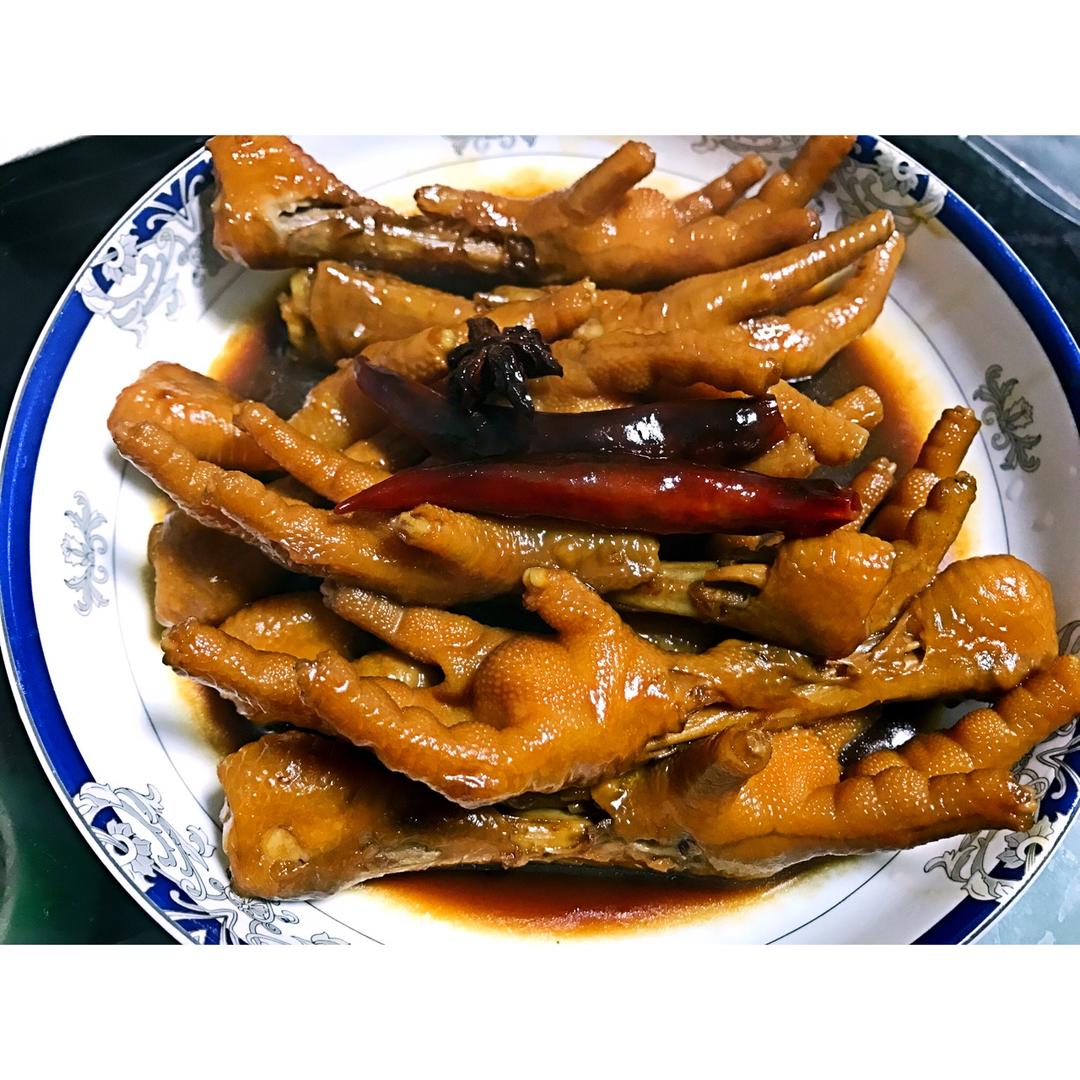 香辣卤鸡爪