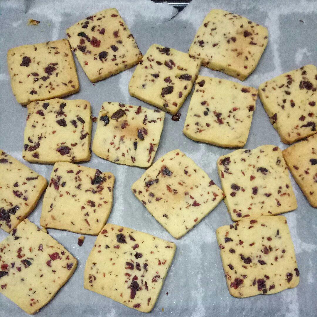 低糖少油版蔓越莓饼干