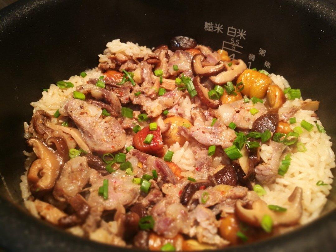 腊肠栗子饭