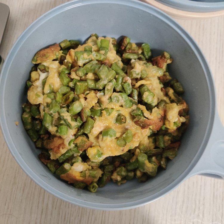 豆角煎鸡蛋