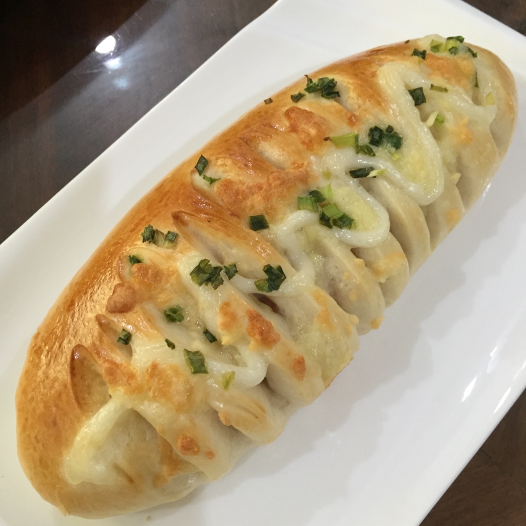 葱香火腿面包