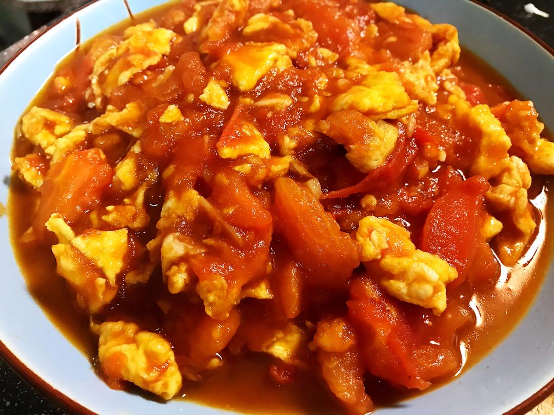 西红柿炒鸡蛋的做法