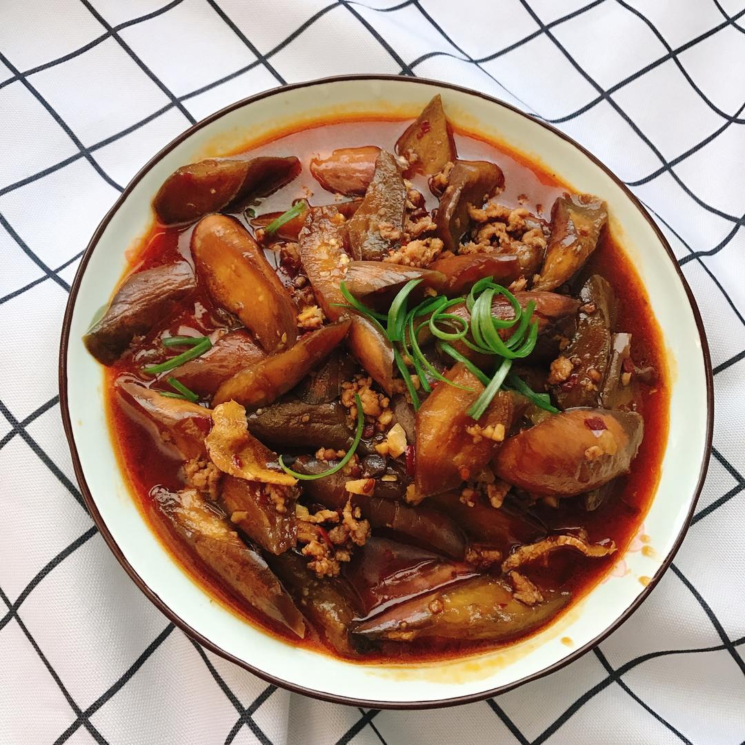 红烧肉沫茄子
