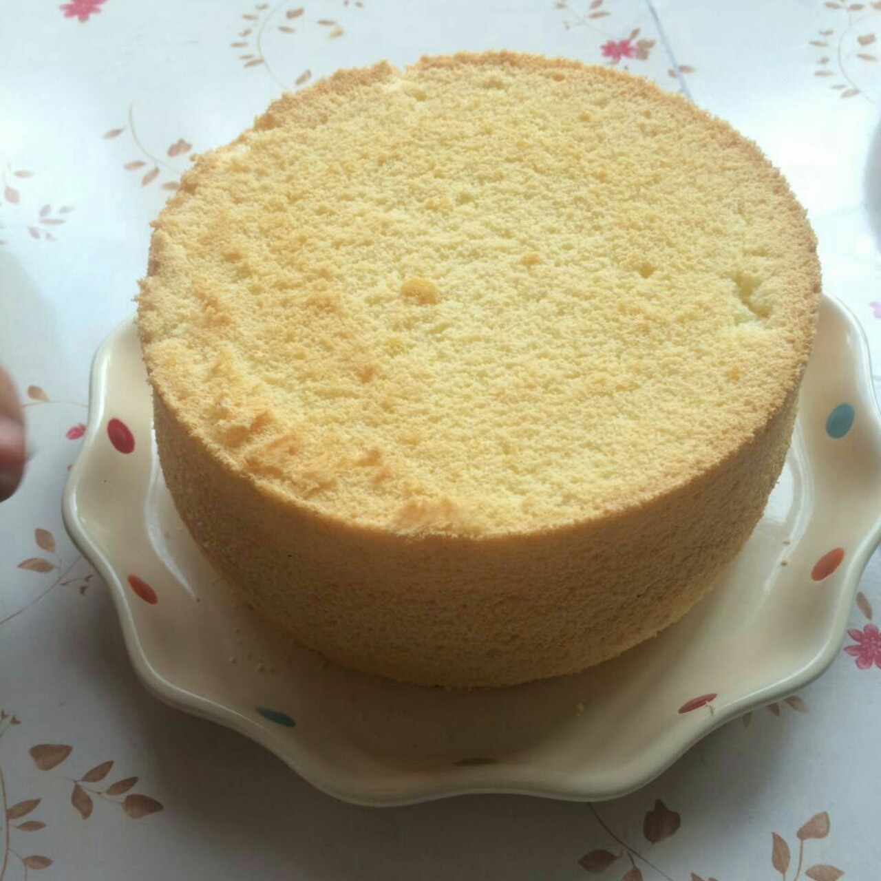 6寸戚风蛋糕（2蛋）