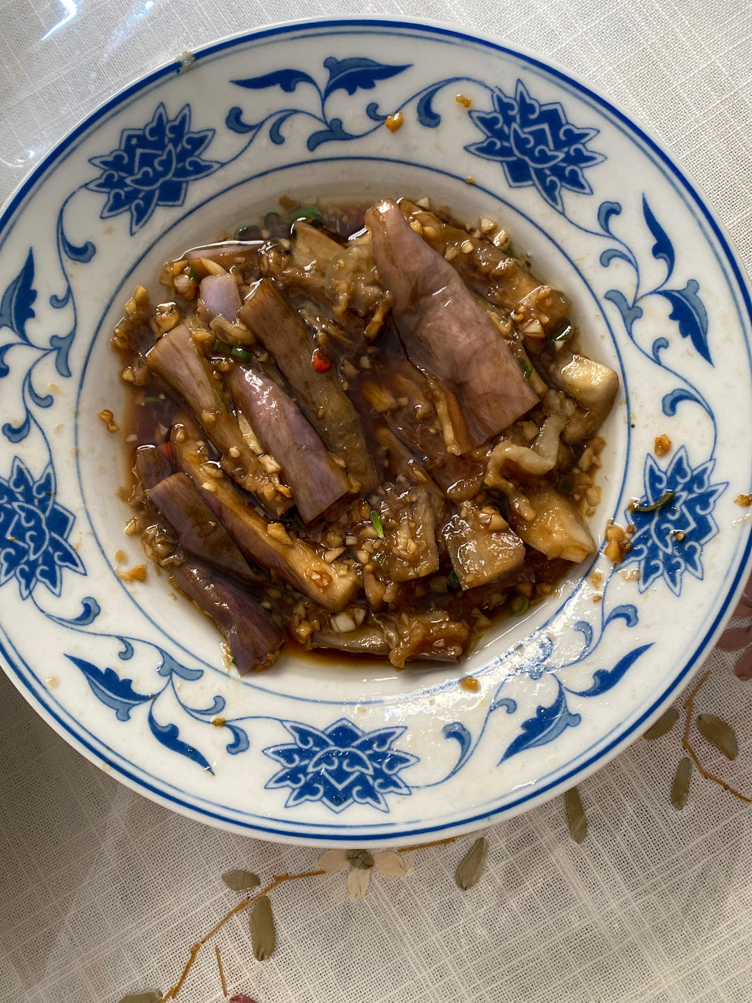 不变色手撕蒸茄子丨凉拌茄子