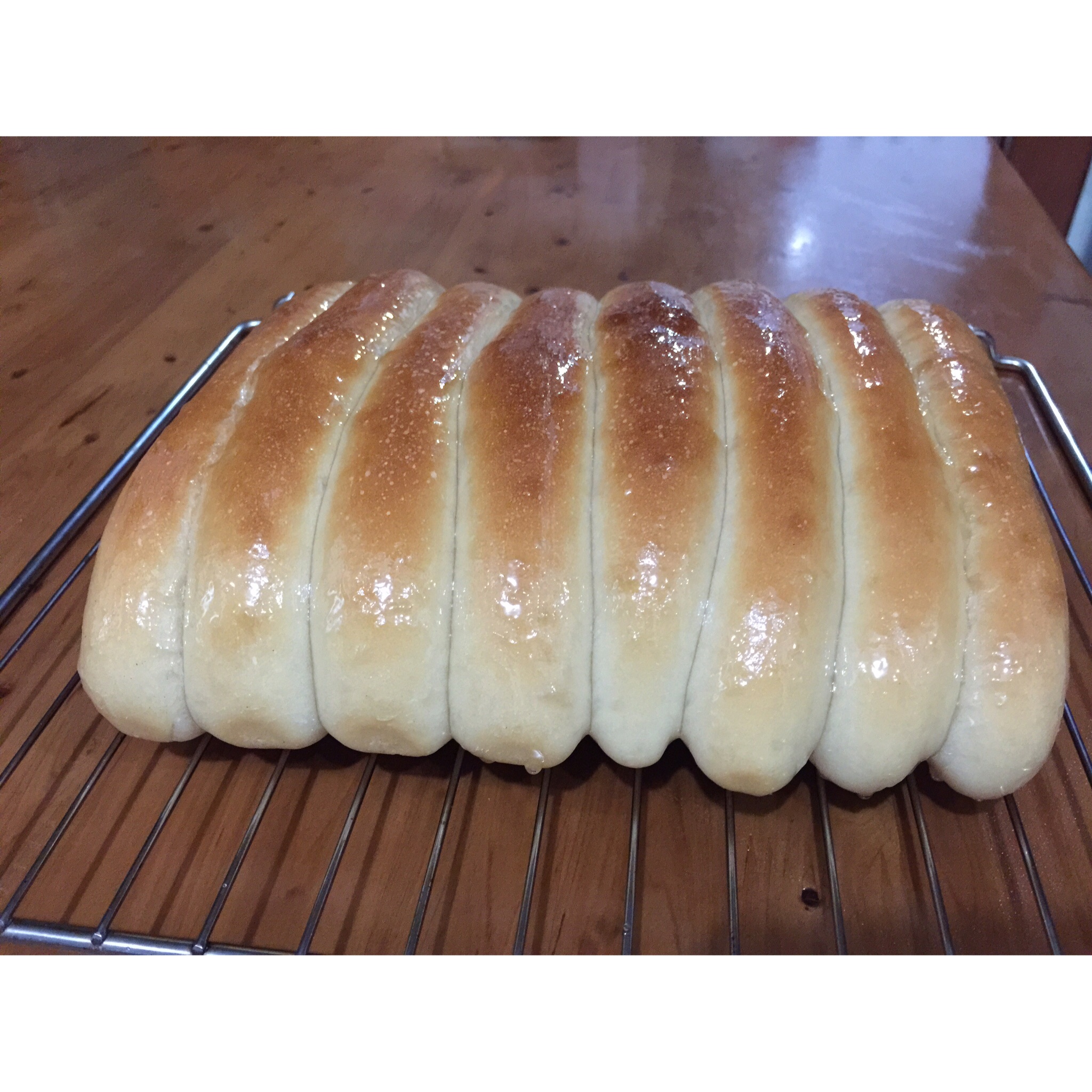 蜂蜜淡奶油面包#美味排包#