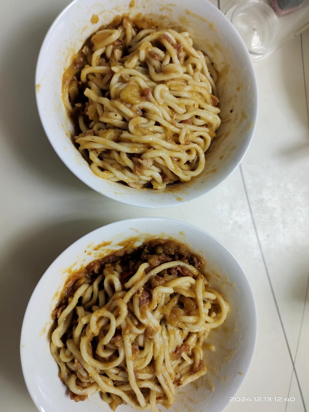 大人小孩爱吃的土豆泥拌面