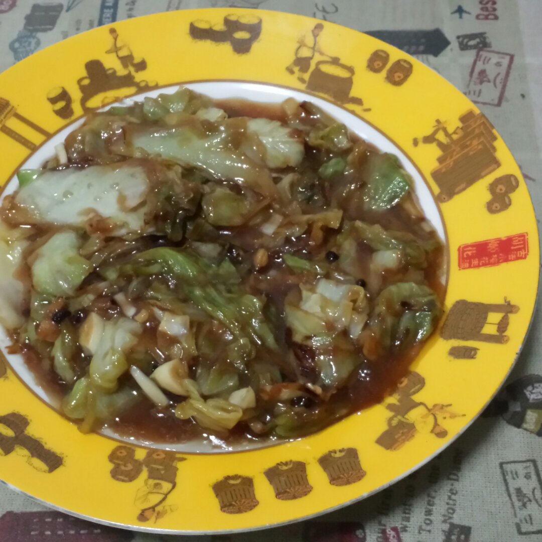 清炒甘蓝