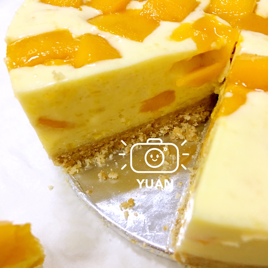 【视频】芒果慕斯（6寸） | 含镜面果胶配方